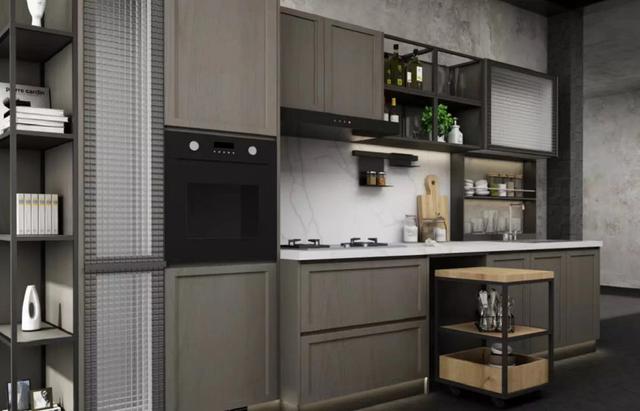 现代简约新式厨房橱柜 美学与实用的完美融合