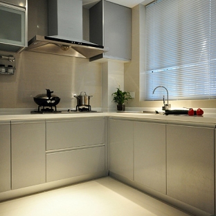 L型小厨房装修效果图 橱柜设计与灵感